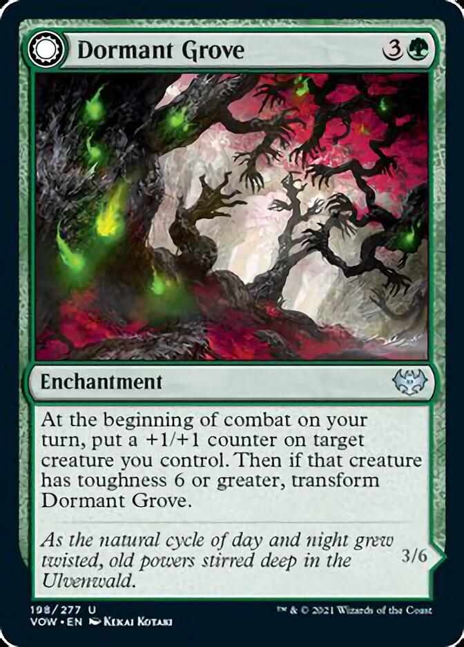 Dormant Grove // Gnarled Grovestrider [Innistrad: Crimson Vow] | Anubis Games and Hobby