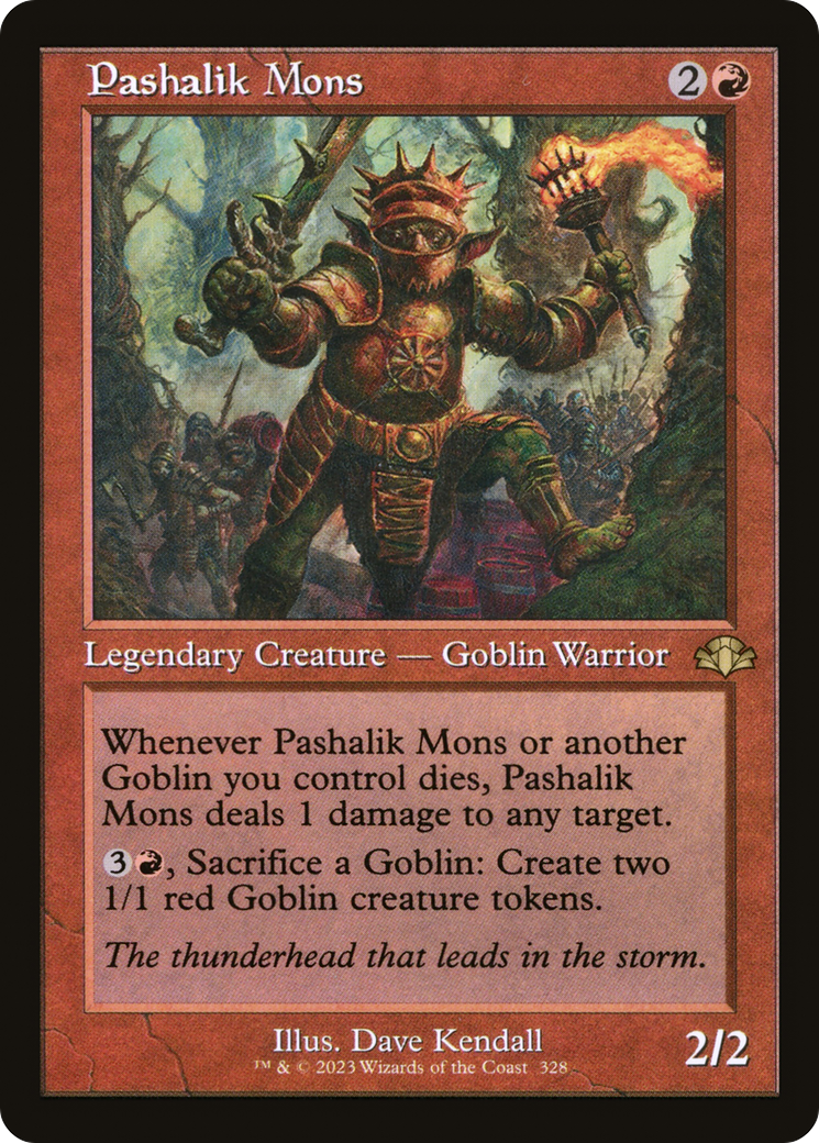 Pashalik Mons (Retro) [Dominaria Remastered] | Anubis Games and Hobby