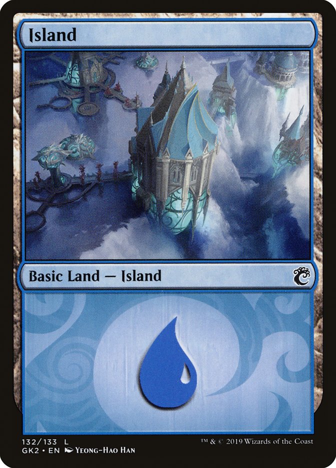 Island (132) [Ravnica Allegiance Guild Kit] | Anubis Games and Hobby