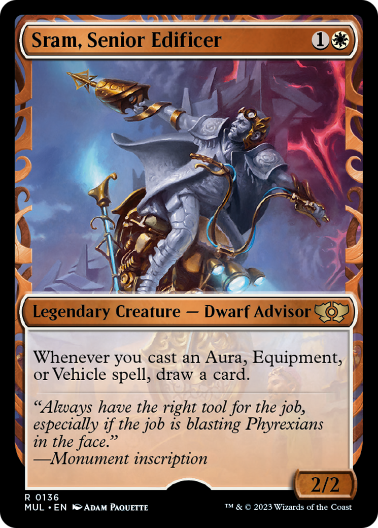 Sram, Senior Edificer (Halo Foil) [Multiverse Legends] | Anubis Games and Hobby