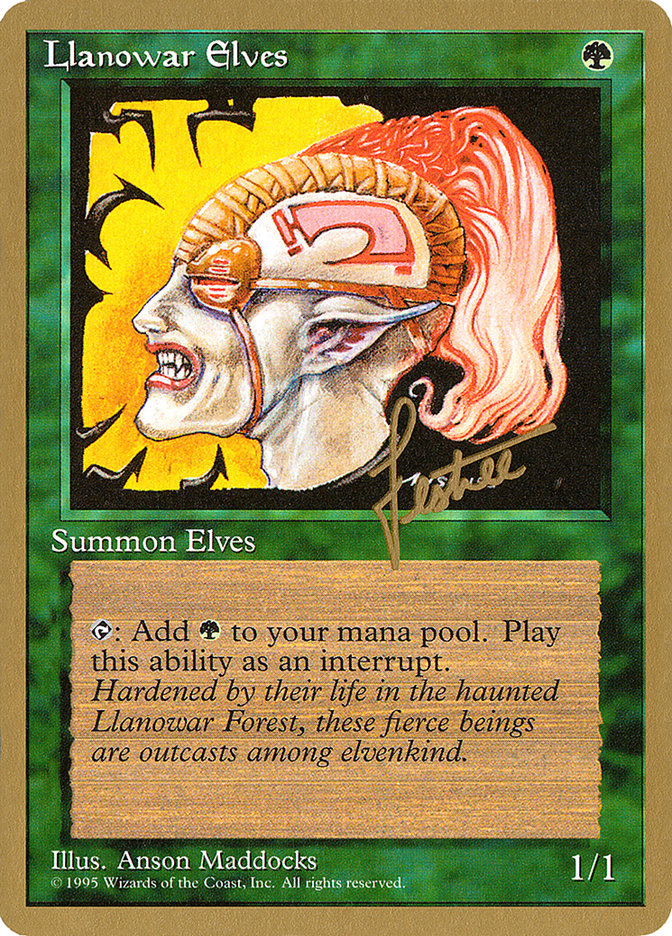 Llanowar Elves (Bertrand Lestree) [Pro Tour Collector Set] | Anubis Games and Hobby