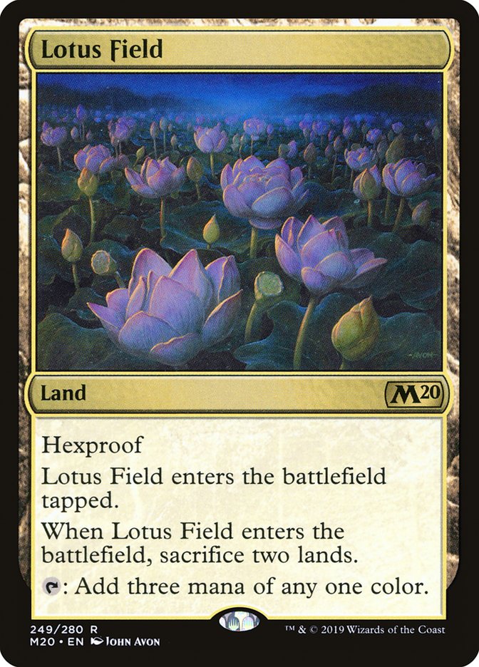 Lotus Field [Core Set 2020] | Anubis Games and Hobby