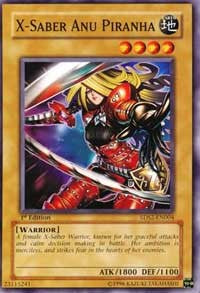 X-Saber Anu Piranha [5D's Starter Deck 2009] [5DS2-EN004] | Anubis Games and Hobby