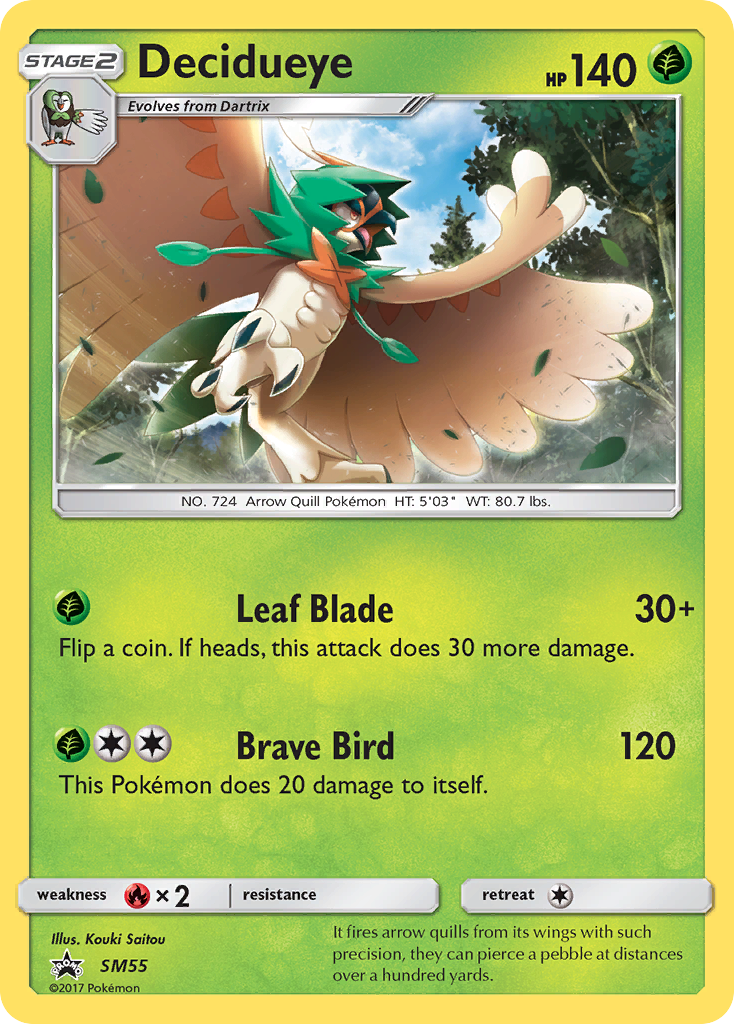 Decidueye (SM55) [Sun & Moon: Black Star Promos] | Anubis Games and Hobby