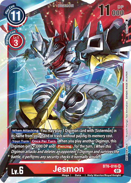 Jesmon [BT6-016] (Event Pack 2) [Promotional Cards] | Anubis Games and Hobby