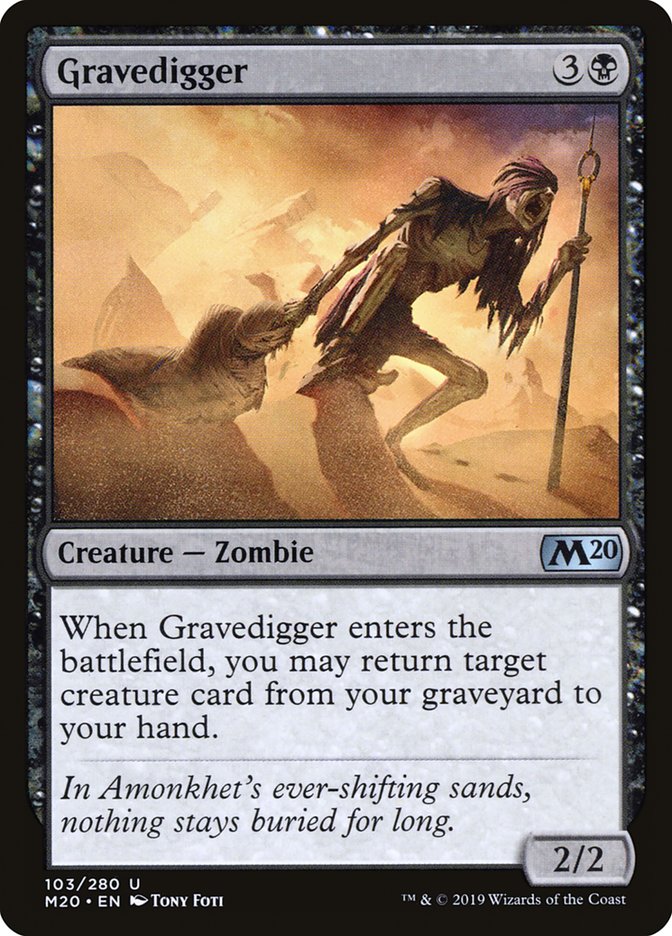 Gravedigger [Core Set 2020] | Anubis Games and Hobby