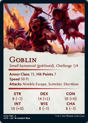 Goblin Art Card [Dungeons & Dragons: Adventures in the Forgotten Realms Art Series] | Anubis Games and Hobby