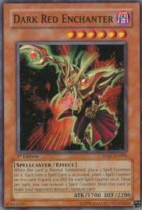 Dark Red Enchanter [Structure Deck: Spellcaster's Command] [SDSC-EN006] | Anubis Games and Hobby