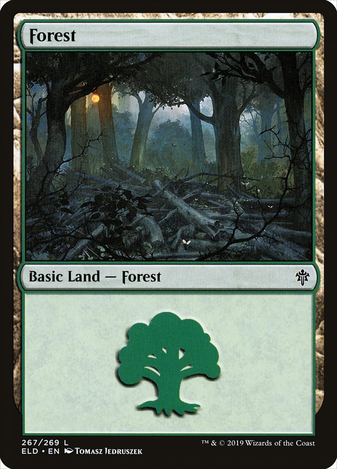 Forest (267) [Throne of Eldraine] | Anubis Games and Hobby