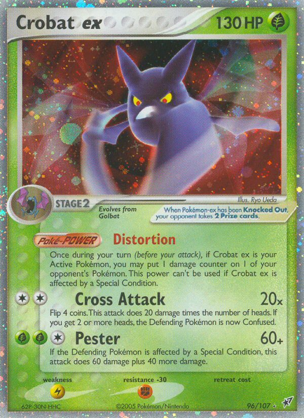 Crobat ex (96/107) [EX: Deoxys] | Anubis Games and Hobby