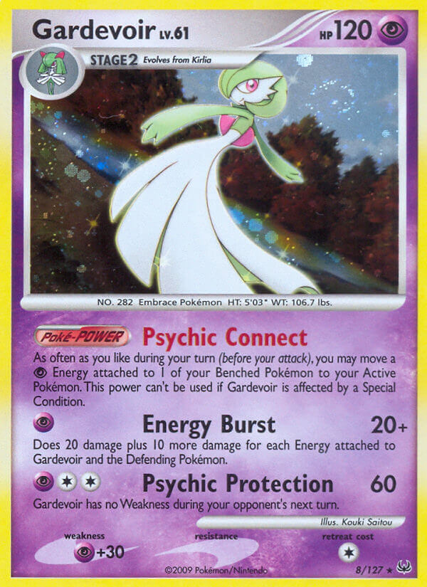 Gardevoir (8/127) (Theme Deck Exclusive) [Platinum: Base Set] | Anubis Games and Hobby