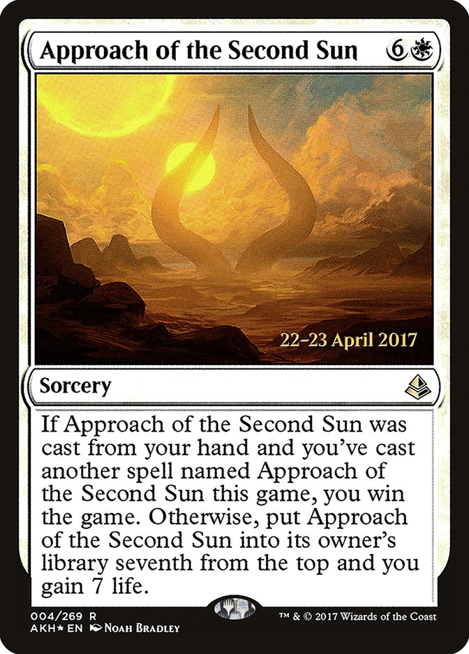 Approach of the Second Sun [Amonkhet Prerelease Promos] | Anubis Games and Hobby