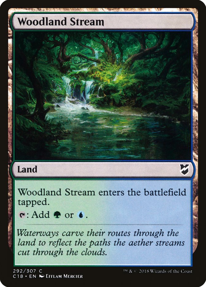 Woodland Stream [Commander 2018] | Anubis Games and Hobby