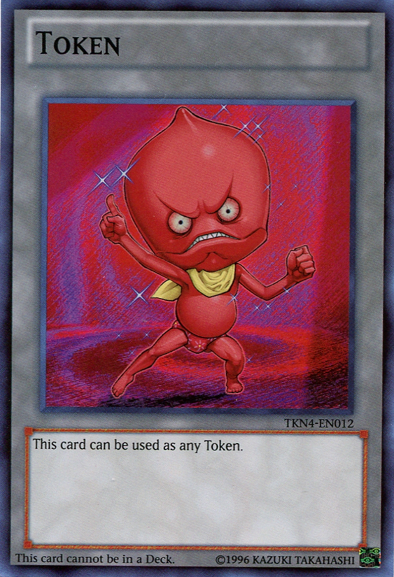Ojama Token (Red) [TKN4-EN012] Super Rare | Anubis Games and Hobby