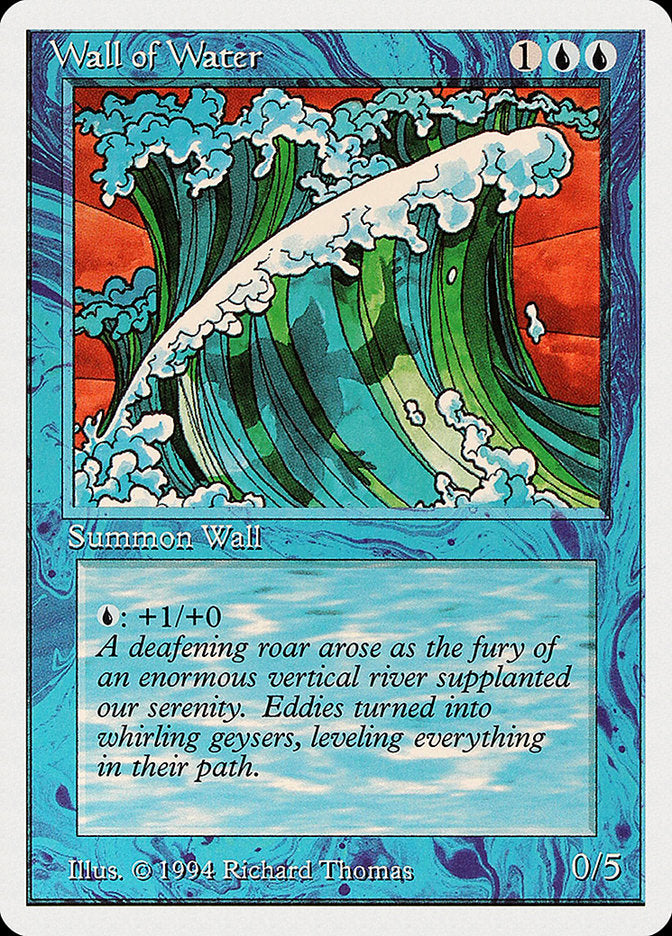 Wall of Water [Summer Magic / Edgar] | Anubis Games and Hobby