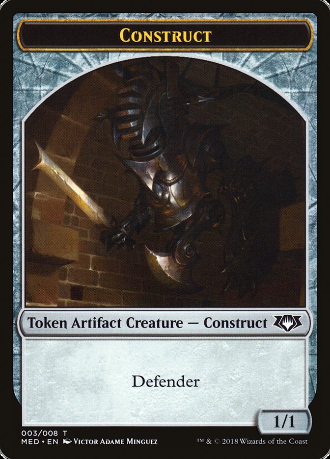 Construct Token (3) [Mythic Edition Tokens] | Anubis Games and Hobby