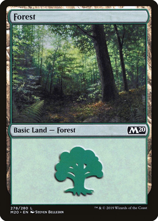 Forest (278) [Core Set 2020] | Anubis Games and Hobby