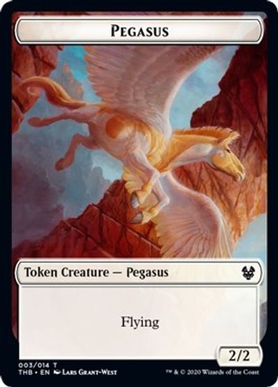 Pegasus // Wall Double-Sided Token [Challenger Decks 2021 Tokens] | Anubis Games and Hobby