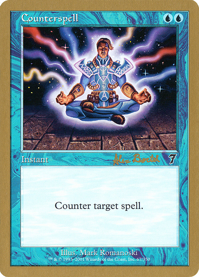 Counterspell (Alex Borteh) (7ED) [World Championship Decks 2001] | Anubis Games and Hobby