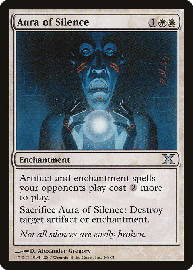Aura of Silence [Tenth Edition] | Anubis Games and Hobby