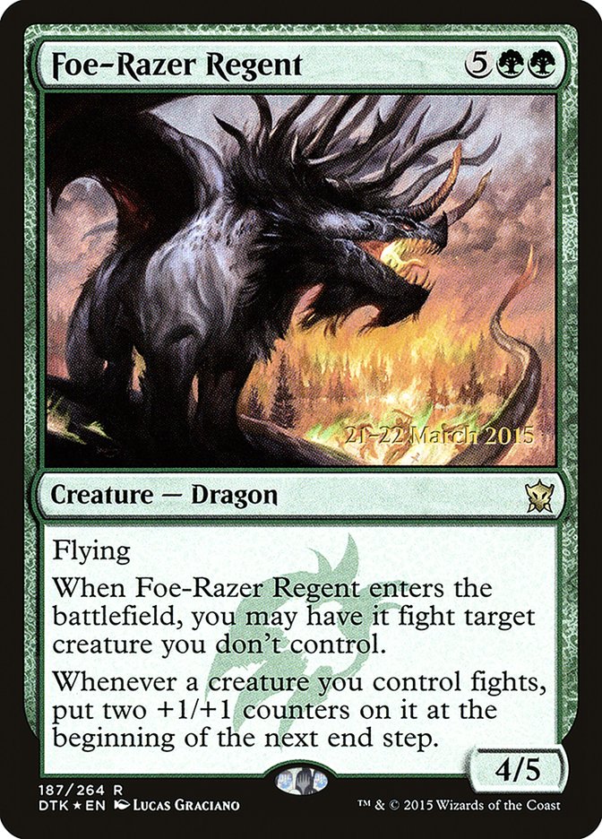 Foe-Razer Regent [Dragons of Tarkir Prerelease Promos] | Anubis Games and Hobby