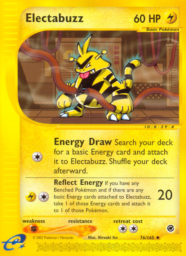 Electabuzz (76/165) [Expedition: Base Set] | Anubis Games and Hobby