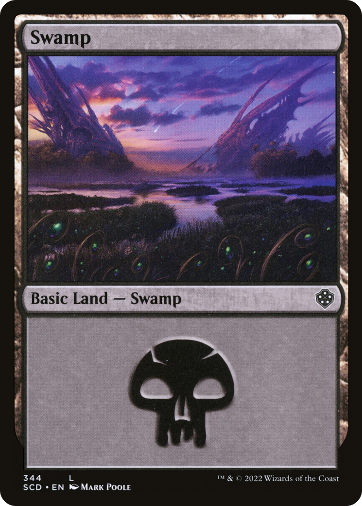 Swamp (344) [Starter Commander Decks] | Anubis Games and Hobby