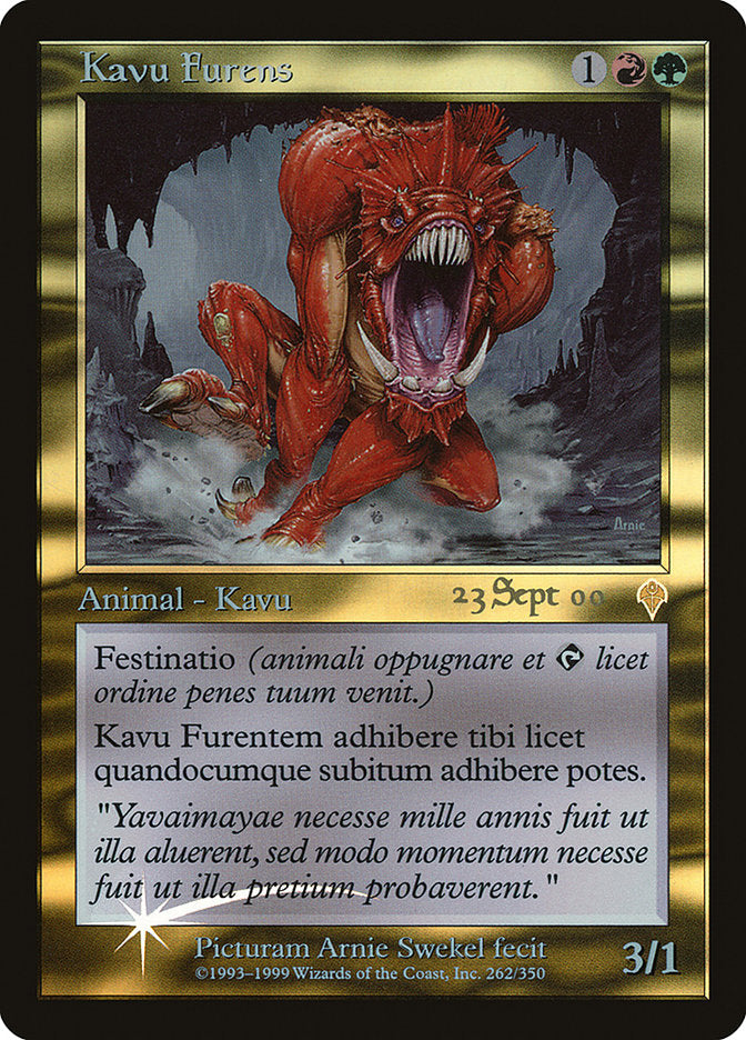 Raging Kavu [Invasion Promos] | Anubis Games and Hobby