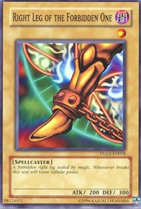 Right Leg of the Forbidden One [Dark Legends] [DLG1-EN018] | Anubis Games and Hobby