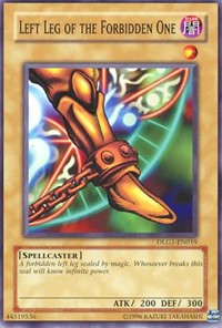 Left Leg of the Forbidden One [Dark Legends] [DLG1-EN019] | Anubis Games and Hobby