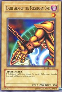 Right Arm of the Forbidden One [Dark Legends] [DLG1-EN020] | Anubis Games and Hobby