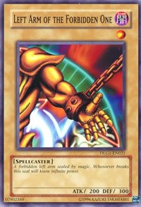 Left Arm of the Forbidden One [Dark Legends] [DLG1-EN021] | Anubis Games and Hobby