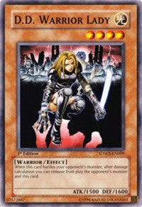 D.D. Warrior Lady [Structure Deck: Warriors' Strike] [SDWS-EN009] | Anubis Games and Hobby