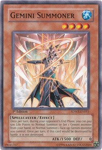 Gemini Summoner [Structure Deck: Warriors' Strike] [SDWS-EN011] | Anubis Games and Hobby