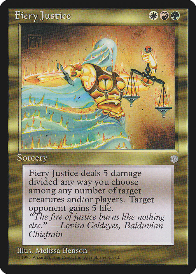 Fiery Justice [Ice Age] | Anubis Games and Hobby