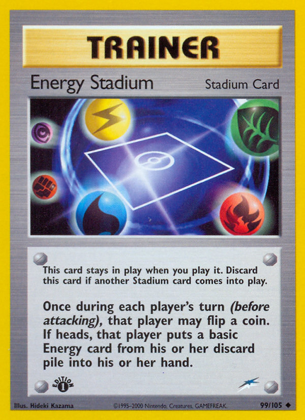 Energy Stadium (99/105) [Neo Destiny 1st Edition] | Anubis Games and Hobby