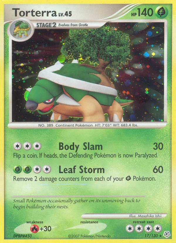 Torterra (17/130) [Diamond & Pearl: Base Set] | Anubis Games and Hobby