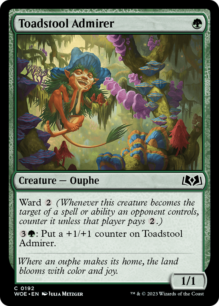 Toadstool Admirer [Wilds of Eldraine] | Anubis Games and Hobby
