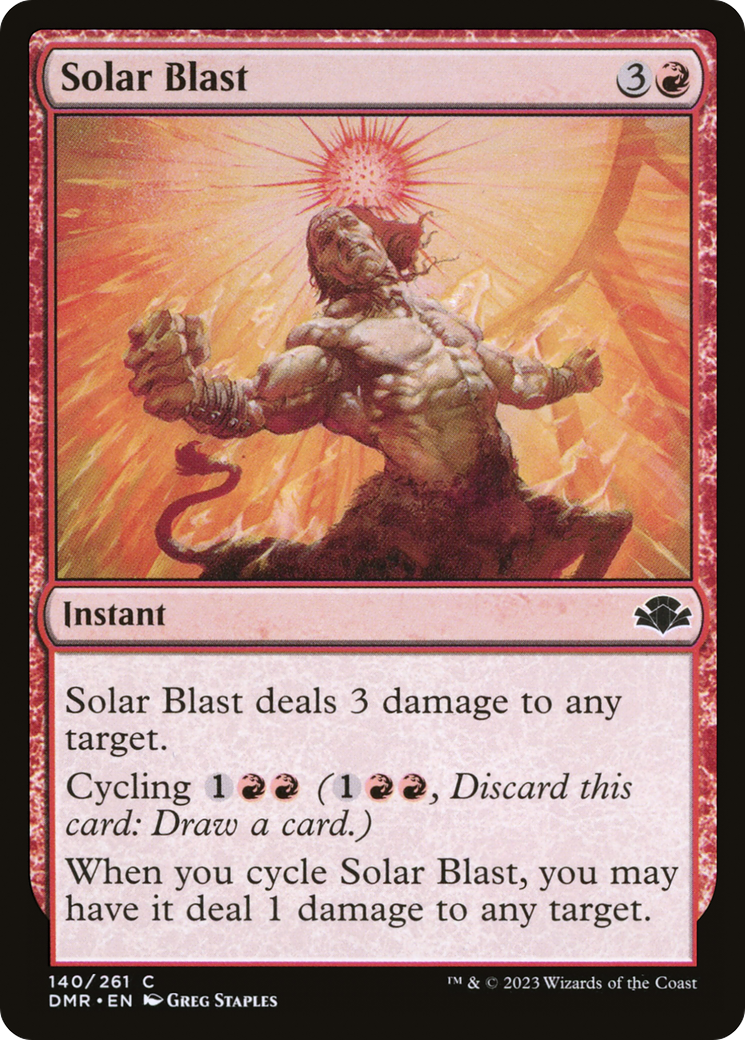 Solar Blast [Dominaria Remastered] | Anubis Games and Hobby