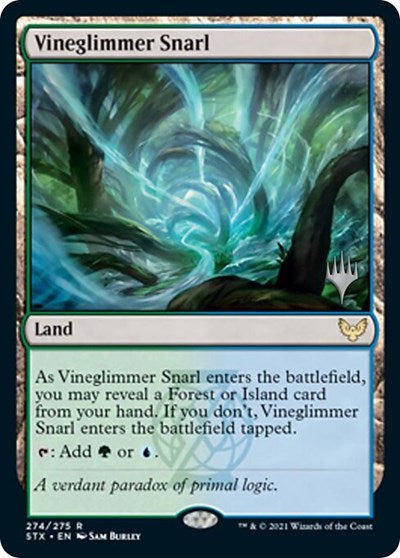 Vineglimmer Snarl (Promo Pack) [Strixhaven: School of Mages Promos] | Anubis Games and Hobby