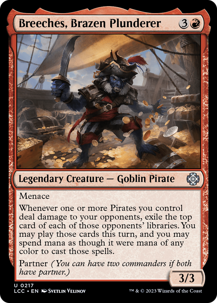 Breeches, Brazen Plunderer [The Lost Caverns of Ixalan Commander] | Anubis Games and Hobby