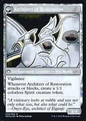 The Restoration of Eiganjo // Architect of Restoration [Kamigawa: Neon Dynasty Prerelease Promos] | Anubis Games and Hobby