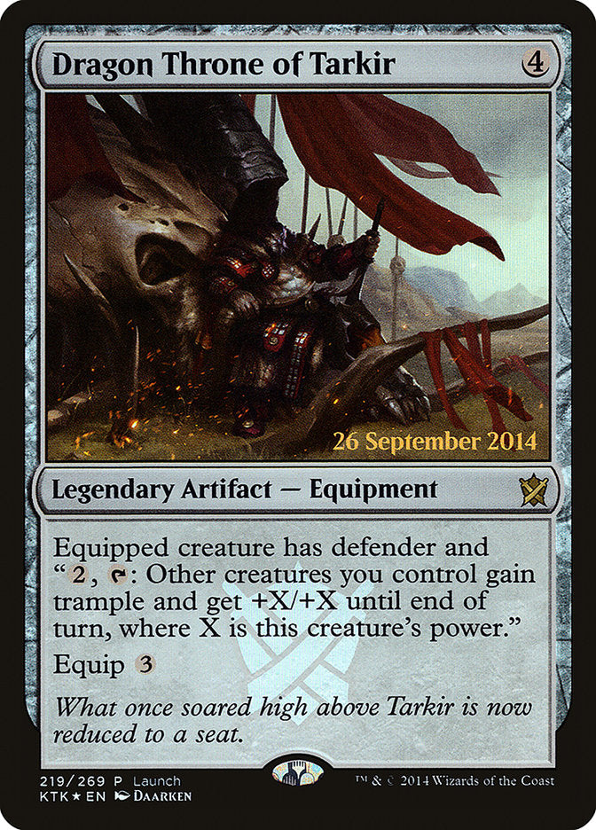 Dragon Throne of Tarkir (Launch) [Khans of Tarkir Prerelease Promos] | Anubis Games and Hobby