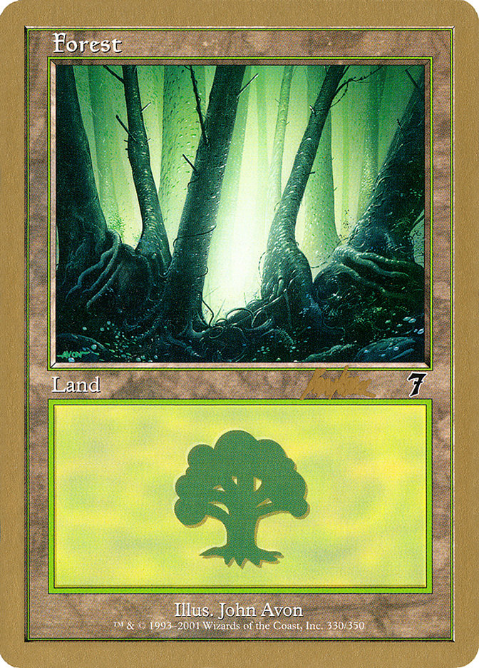 Forest (bk330) (Brian Kibler) [World Championship Decks 2002] | Anubis Games and Hobby
