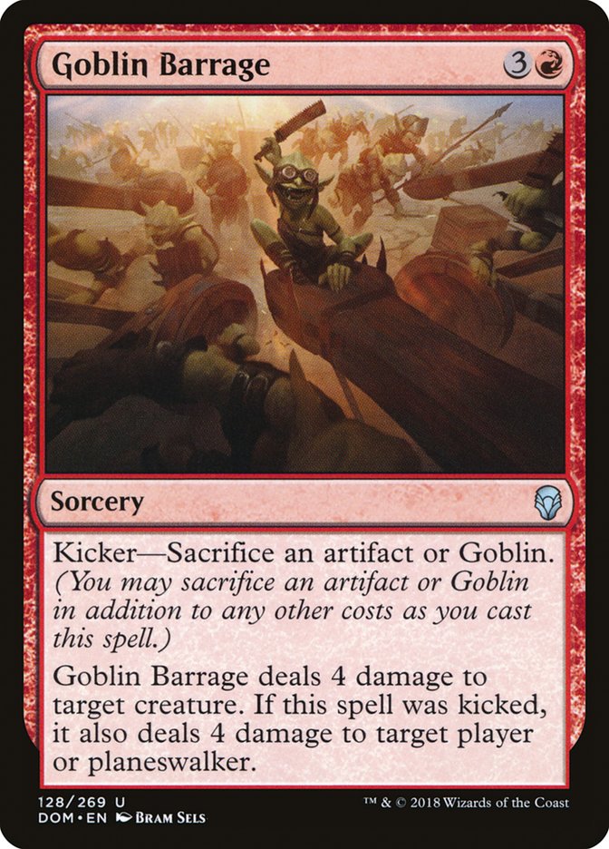Goblin Barrage [Dominaria] | Anubis Games and Hobby