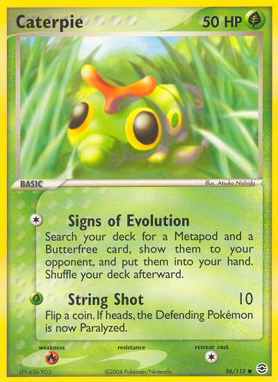 Caterpie (56/112) [EX: FireRed & LeafGreen] | Anubis Games and Hobby