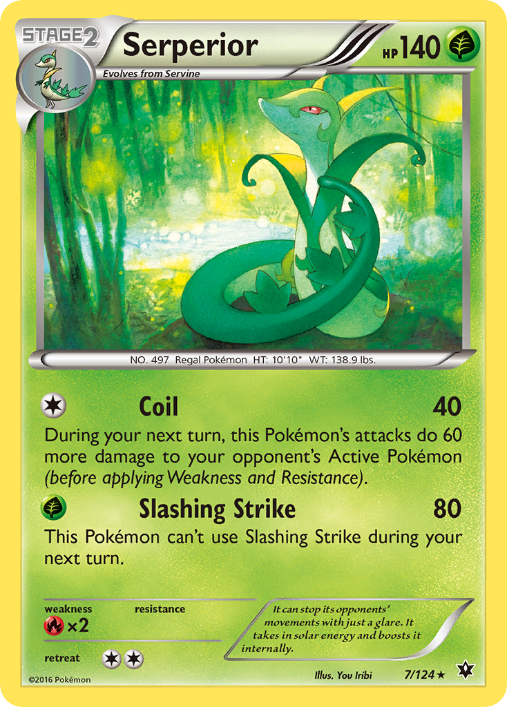 Serperior (7/124) [XY: Fates Collide] | Anubis Games and Hobby