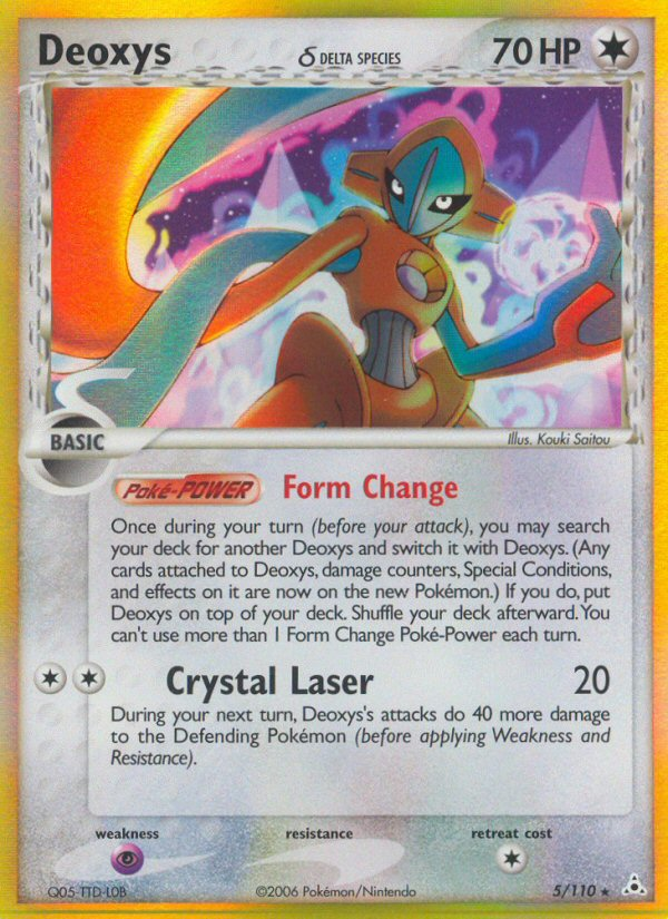 Deoxys (5/110) (Delta Species) [EX: Holon Phantoms] | Anubis Games and Hobby