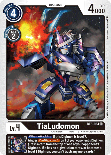 TiaLudomon [BT3-064] [Release Special Booster Ver.1.5] | Anubis Games and Hobby