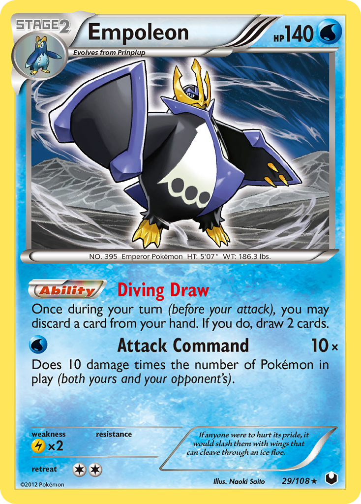 Empoleon (29/108) [Black & White: Dark Explorers] | Anubis Games and Hobby